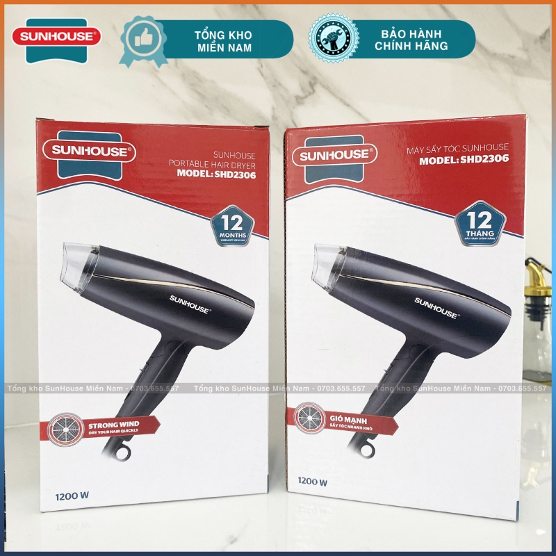 Máy sấy tóc Sunhouse SHD2306 - 1200W